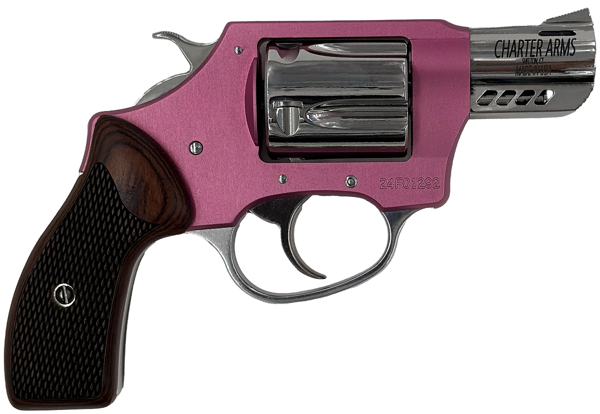 Charter Arms Coyote .380 ACP 2" 5-Shot DA/SA Revolver - Pink Aluminum/HP