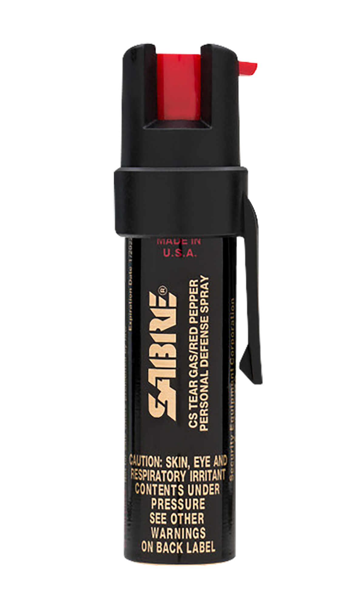 Sabre P22 Pocket Pepper Spray 0.75 oz 35 Bursts 8-10 ft Range w/Clip