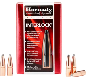 Hornady InterLock 405 Cal .411 300 gr Spire Point Reloading Bullets - 50/Box
