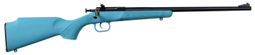 Crickett KSA2302 Youth 22 LR 16.12" 1-Rd Bolt Action Rifle - Blue Synthetic Stock