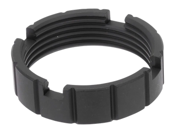 Armaspec Self-Retention Castle Nut AR-15/M4 - Black Anodized Aluminum