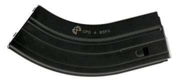 DuraMag SS 22 Nosler/6.8 SPC 28-Rd AR-15 Magazine Black w/ Gray Follower Detachable