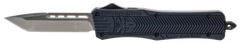 CobraTec Knives CTK-1 Medium 3" OTF D2 Steel Tanto Plain Edge NYPD Blue Aluminum Handle