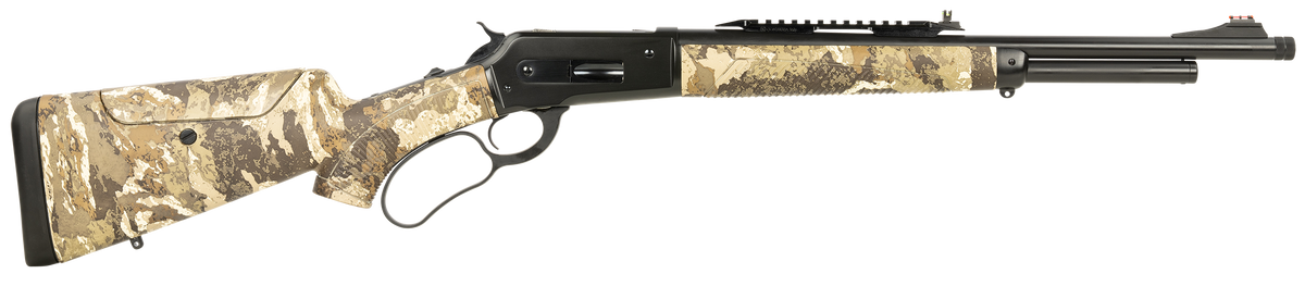 Taylors and Company Pedersoli 1886 Journey 45-70 Gov 19" 5+1 Lever Action Rifle - Black Cerakote Camo Stock
