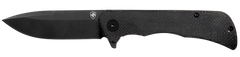 Templar Knife Paladin 3.27" Folding Drop Point Plain D2 Steel Blade Black Micarta Handle