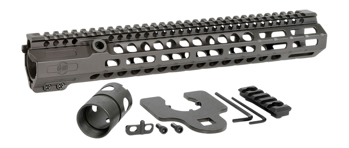 Midwest Industries Combat Rail HD M-LOK 13.5" AR-15 Free Float Handguard - Black