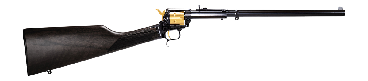 Heritage Mfg Rough Rider Rancher 22 LR 16.12" 6-Rd SAO Rifle - Black/Gold