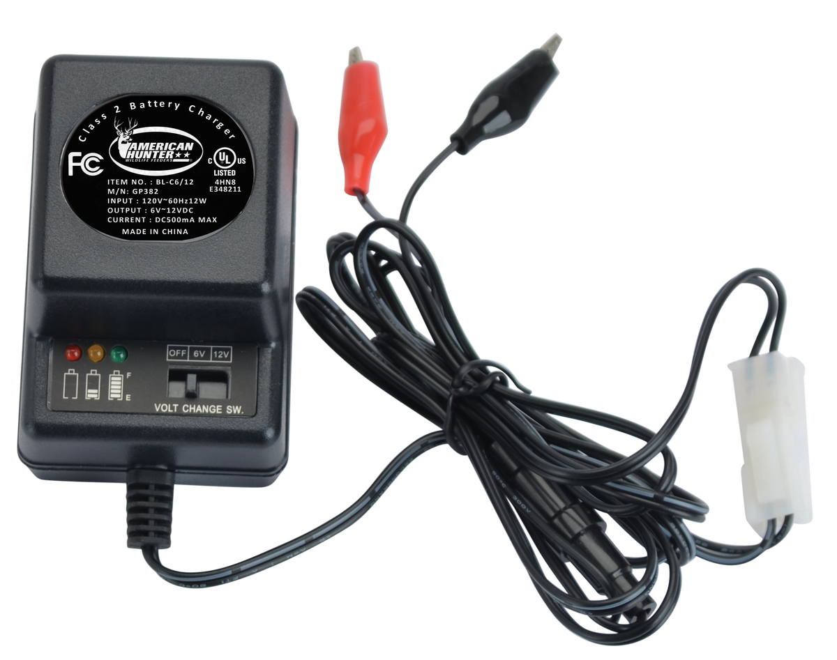 American Hunter BLC612 6V/12V Battery Charger 110V