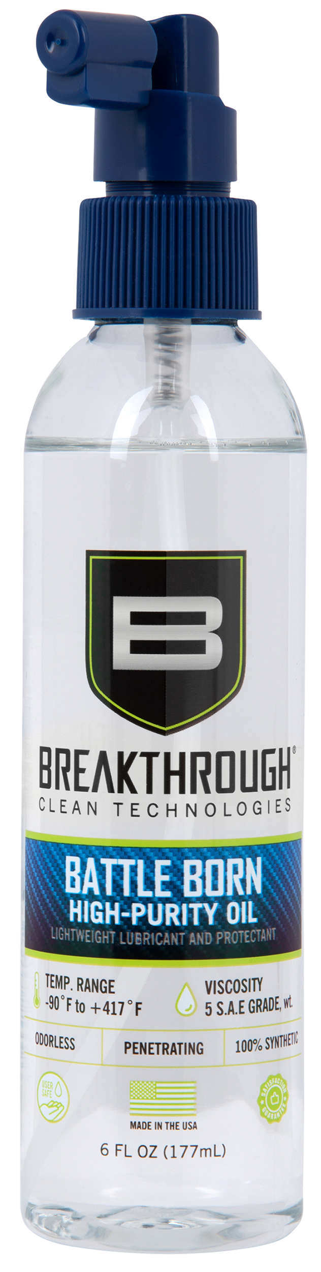 Breakthrough Clean Battle Born High-Purity Oil 6 oz Spray Bottle