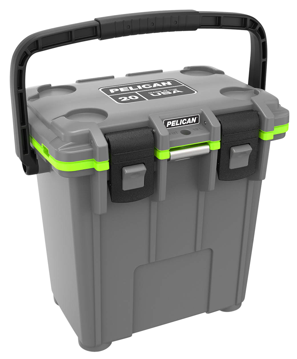 Pelican 20QT Elite Cooler 20 Quart Dark Gray / Green