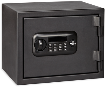 Bulldog BD1090F Digital Fire Safe Vault Electronic/Key 12" x 15" x 12" Black Steel