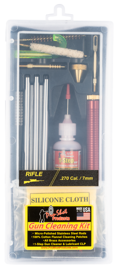 Pro-Shot R2707KIT Classic Box Kit .270/7mm Multi-Caliber Rifle Cleaning Kit