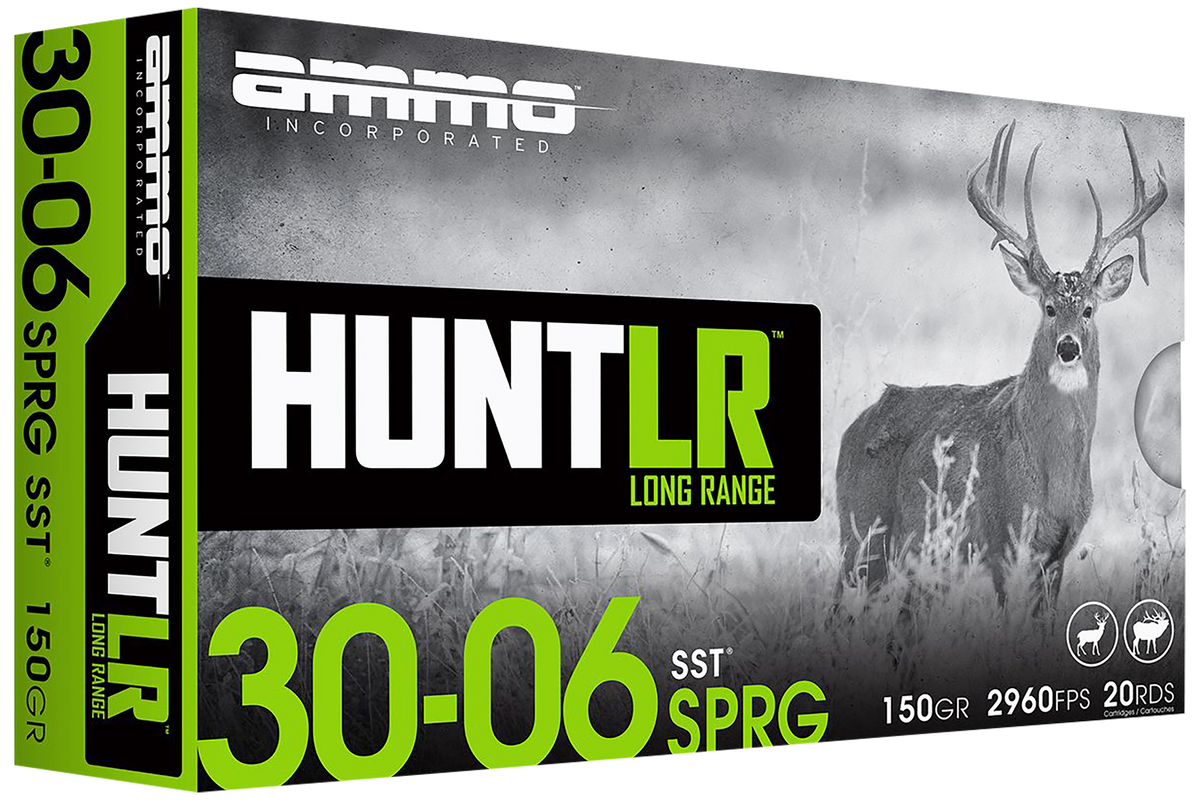 Ammo Inc Hunt Long Range 30-06 Springfield 150gr Super Shock Tip - Box or Case