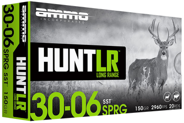 Ammo Inc Hunt Long Range 30-06 Springfield 150gr Super Shock Tip - Box or Case