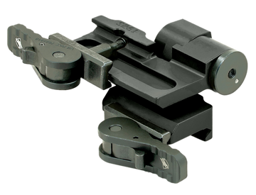 Nocpix AC55 ADM QR Flip-To-Side Picatinny Rail Mount Black Anodized Aluminum - Fits Rico Micro