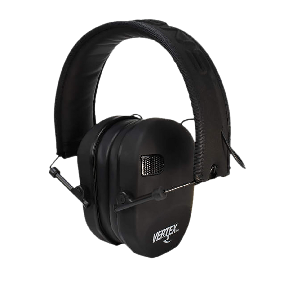 Radians VX0110CS Vertex Electronic Muff 85 dB Over the Head Black Ultra Slim