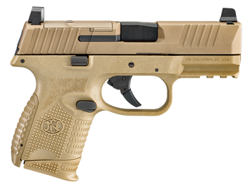 FN 509 Compact MRD 9mm Luger 3.70" 10+1 Semi-Auto Pistol - Flat Dark Earth