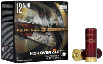 Federal High Over All 12 Gauge 2.75" 7/8 oz #9 Shot 25 Rd - Box or Case