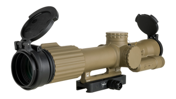 Trijicon VCOG 1-8x28 Red MRAD Crosshair Dot 34mm Tube FFP Riflescope - FDE