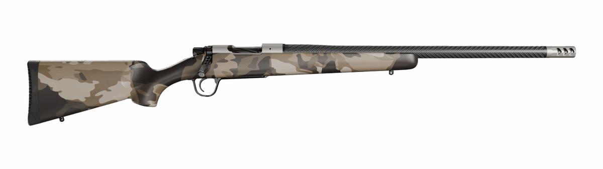 Christensen Arms Ridgeline FFT 25 Creedmoor 20" 4+1 Bolt-Action Rifle - Burnt Bronze Cerakote / Barren Dune Camo
