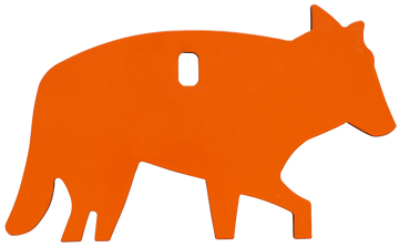 Champion Targets Impact Steel Coyote Rimfire Target Orange