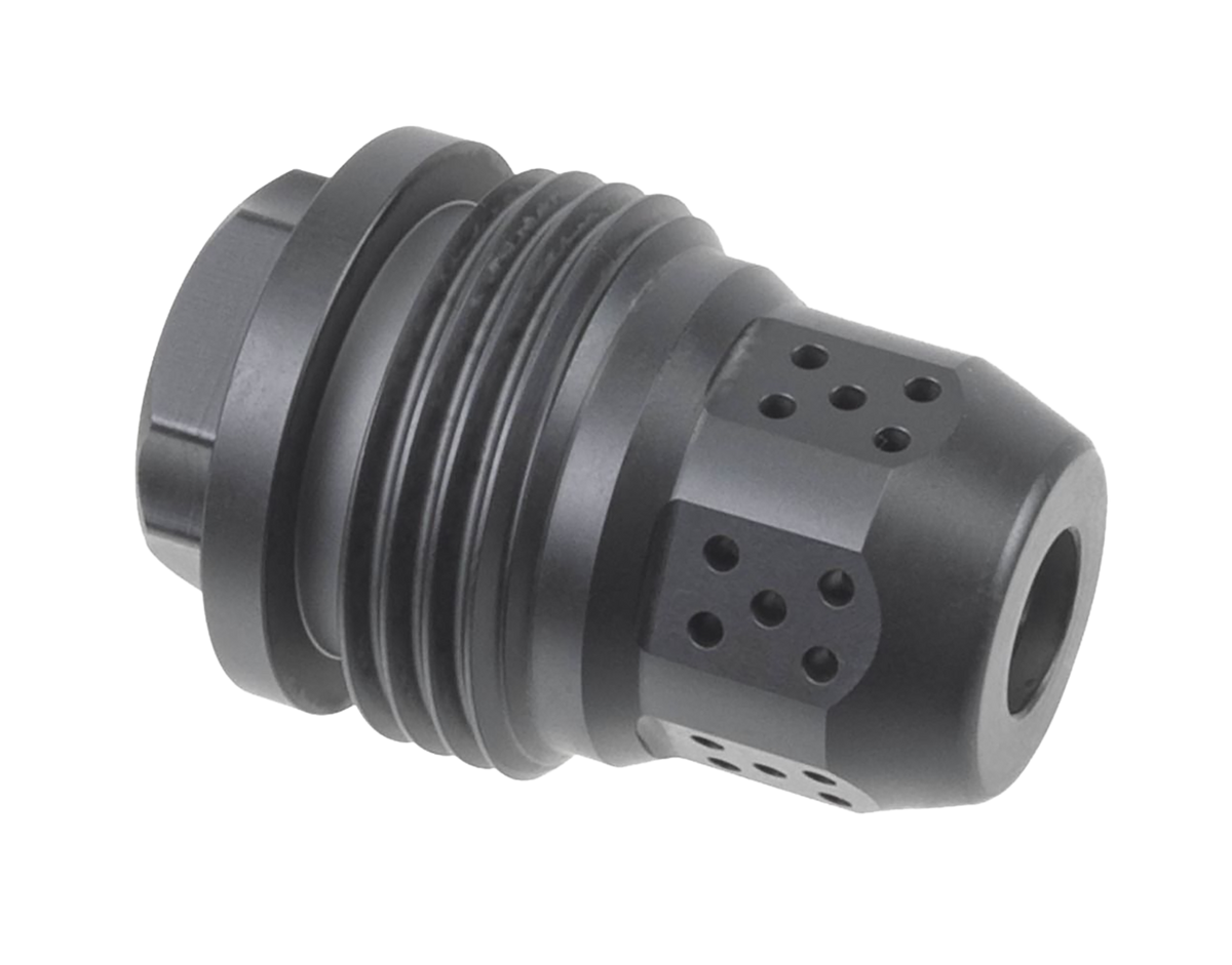 JK Armament Bald Eagle Compensator 22 Cal 1/2x28 Stainless Steel Nitride Black