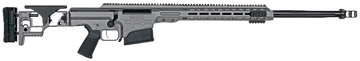 Barrett MRAD 300 PRC 26" 10+1 Bolt Action Rifle - Tungsten Gray Cerakote - Side Folding Stock - Black Magpul Grip