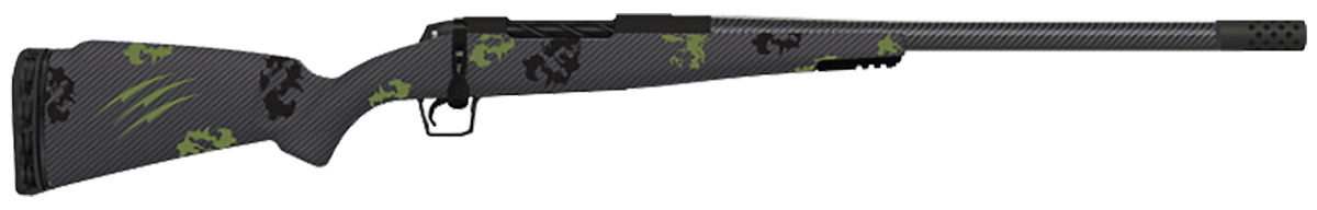 Fierce Firearms Twisted TI Rogue 6.5 PRC 24" 3+1 Bolt-Action Rifle - Black Cerakote / Forest Camo