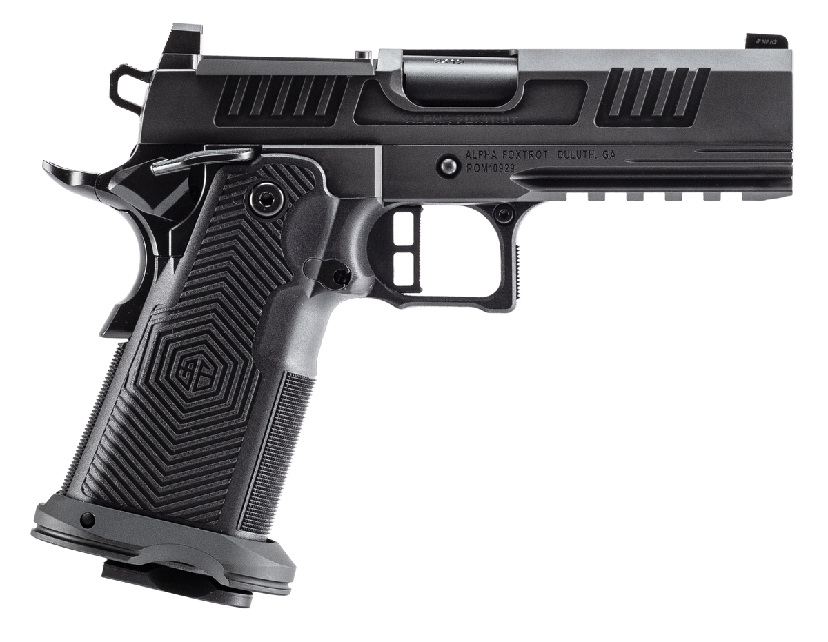 Alpha Foxtrot AF1911 Romulus 45 ACP 4.25" 13+1 Semi-Auto Pistol - Black DLC