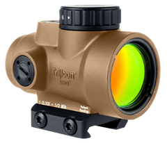 Trijicon MRO SD 1x25mm 2 MOA Green Dot Low Mount - Coyote Tan