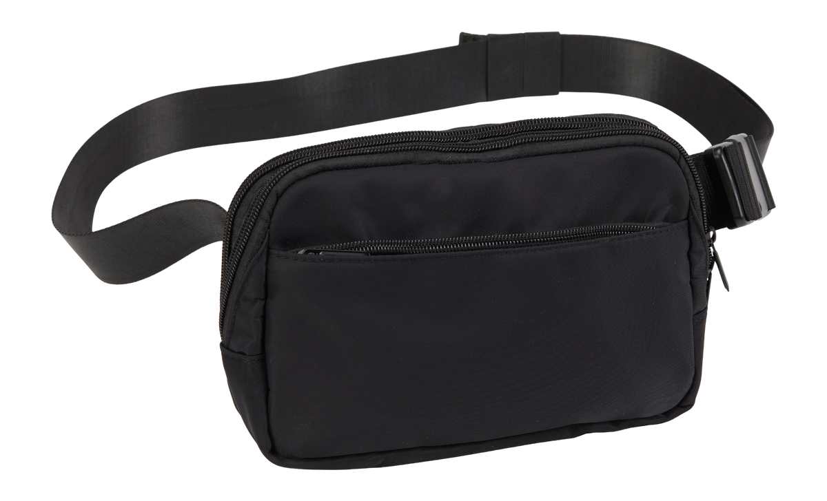 US PeaceKeeper Suburban Sidekick Fanny Pack 8.25"x5.5"x2.25" Black