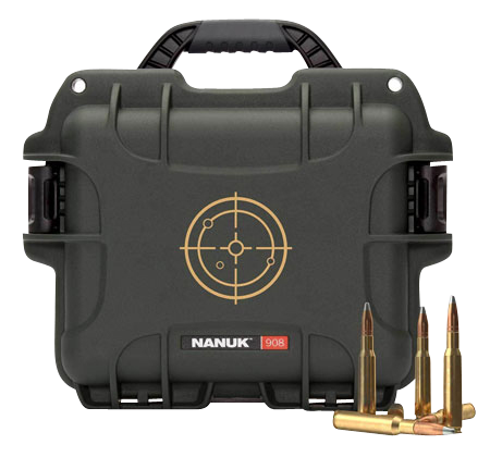 Nanuk 908 Ammo Case .223 Rem 600-Rd Black/White NK-7 Resin