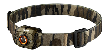NEBO MYCRO 450 Headlamp 450 Lumen USB-C Rechargeable LED - Mossy Oak Bottomland