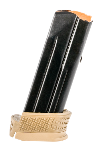 FN 509 Compact 9mm Luger 15-Rd Steel Pistol Magazine w/ Base Pad & Sleeve - Black/FDE