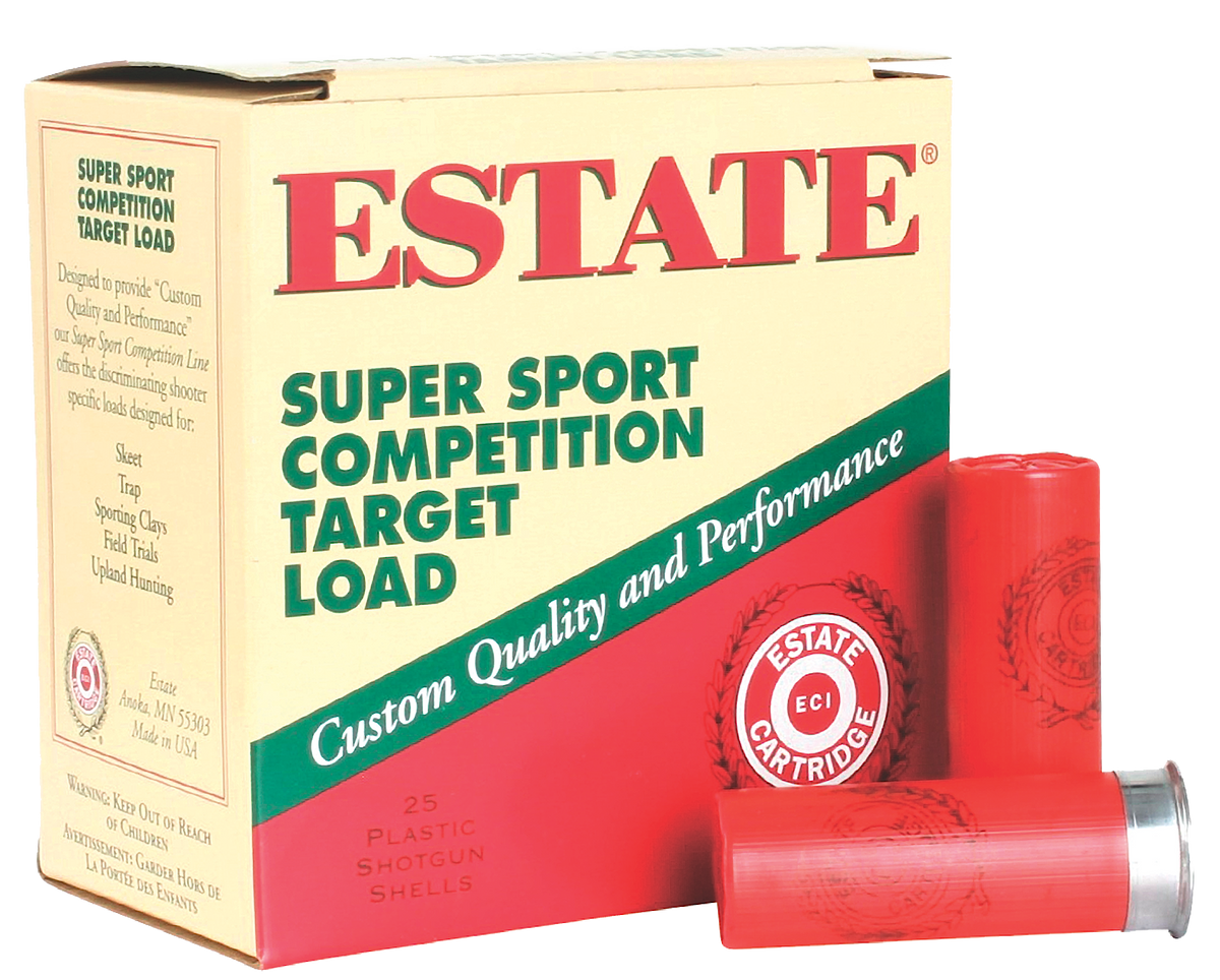 Estate Super Sport Competition Target 12 Gauge 2.75" 1 oz #7.5 Shot - Box or Case