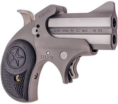 Bond Arms Rawhide 38 Special/357 Mag 2.5" 2-Rd Derringer - Rough Matte Stainless