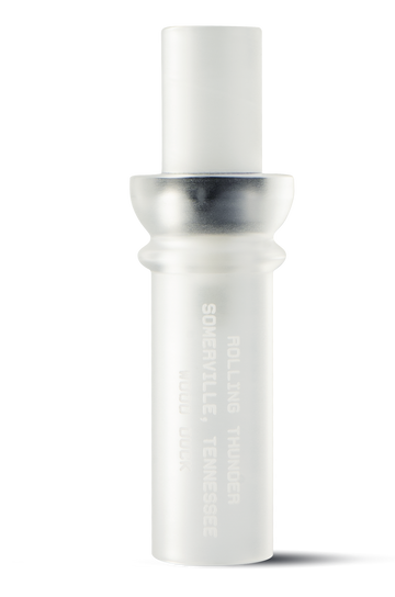 Rolling Thunder Game Call CORE Wood Duck Whistle Frost Acrylic Duck Call