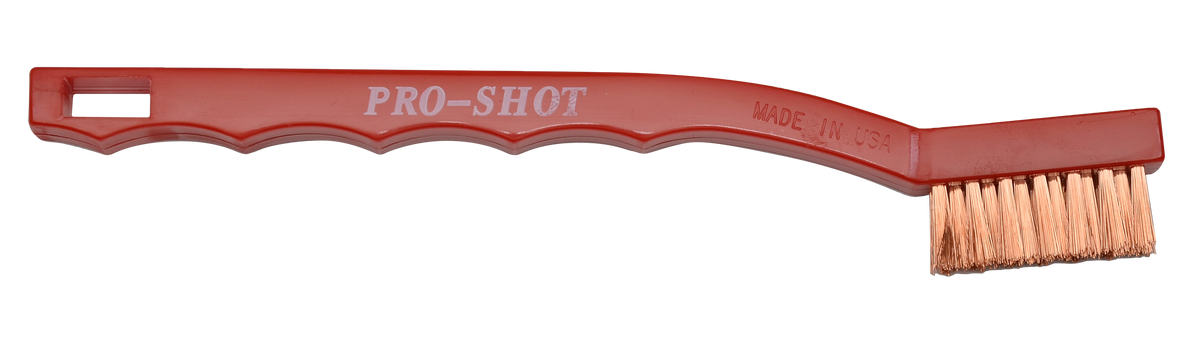Pro-Shot GBB Gun Brush Universal Bronze Bristles Polymer Handle