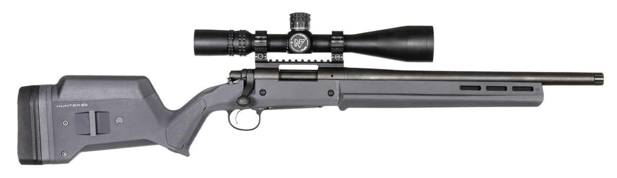 Magpul Industries Hunter 700 Stock Fixed Stealth Gray for Remington 700 Short Action - M-LOK