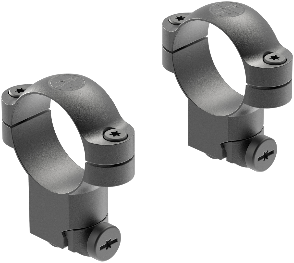 Leupold 51043 Ringmounts 30mm Super High Matte Black - Ruger M77