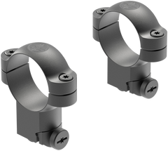 Leupold 51043 Ringmounts 30mm Super High Matte Black - Ruger M77