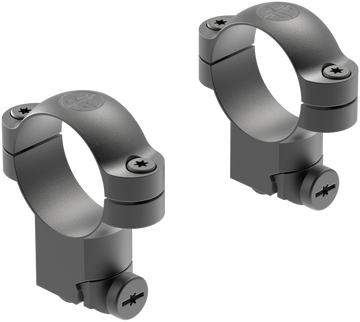 Leupold 51043 Ringmounts 30mm Super High Matte Black - Ruger M77