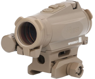 Sig Sauer Electro-Optics Romeo4XT-Pro 1x20mm 2 MOA Red Ballistic Circle Dot Multi Reticle Red Dot Sight - Flat Dark Earth