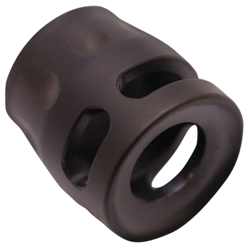 True Precision Micro Compensator S-Type 9mm/.380 ACP 1/2x28 Black DLC 416R Stainless