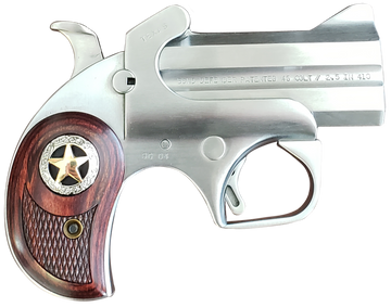 Bond Arms BARD Rustic Defender 45 Colt/410 Bore 3" 2-Rd Derringer - Stainless/Rosewood