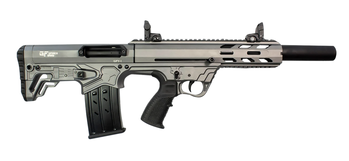 GForce Arms GFY-1 12 Gauge 3" 5+1 18.5" Bullpup Semi-Auto Shotgun - Tactical Gray Cerakote