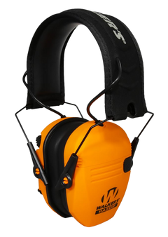 Walkers Game Ear Razor Slim Electronic Muff 23 dB Over the Head Blaze Orange/Black Polymer