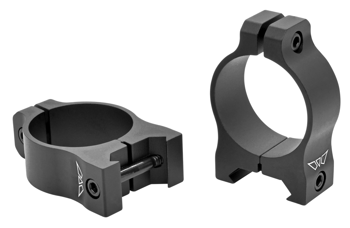Warne V413M Vapor 30mm Low Vertical Scope Rings - Matte Black - 0 MOA