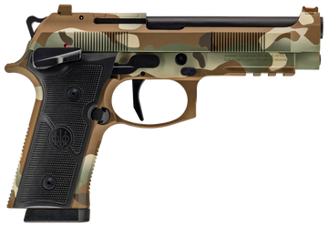 Beretta 92XI SAO 9mm Luger 4.7" 10+1 MultiCam Semi-Auto Pistol