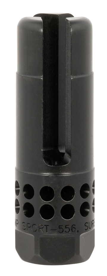 Surefire Warcomp Sport Flash Hider 5.56mm 1/2"-28 3-Prong DLC Stainless